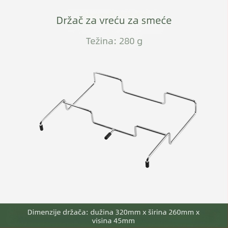 Sklopivi vanjski držač vrećica za otpad, stolni organizator za kampiranje i kuhinju