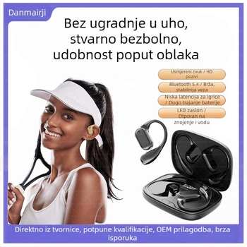 Bluetooth slušalica s AI prijevodom za uho Q11 Q22 Q15Pro, Bluetooth 5.3, domet 10 m, trajanje baterije 4–8 h, digitalni zaslon