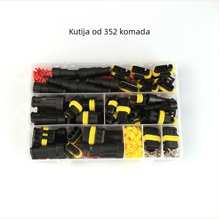 Automobilski vodootporni konektor, serija 1.5, HID utikač i utičnica, AMP muški i ženski