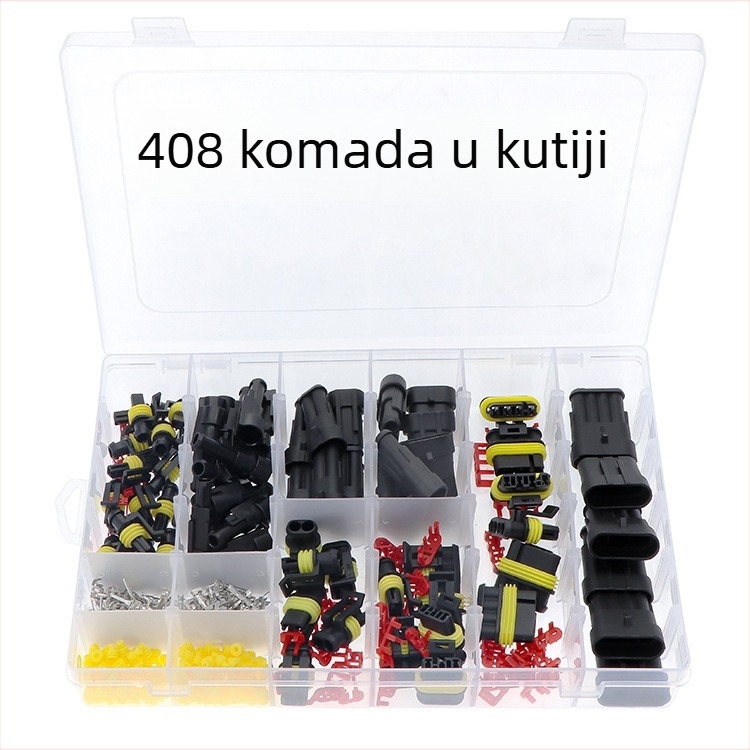 Automobilski vodootporni konektor, serija 1.5, HID utikač i utičnica, AMP muški i ženski