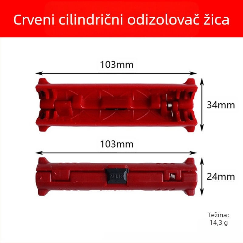 Višenamjenski alat za uklanjanje izolacije i rezanje žica – za koaksijalne, mrežne, video i telefonske kablove