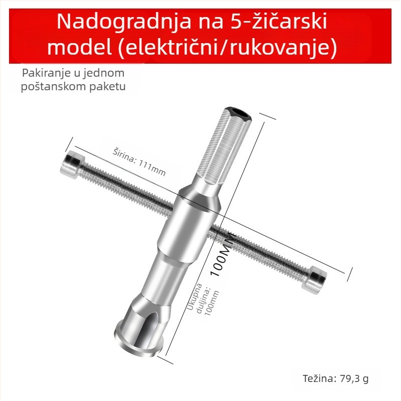 Višenamjenski alat za uklanjanje izolacije i rezanje žica – za koaksijalne, mrežne, video i telefonske kablove