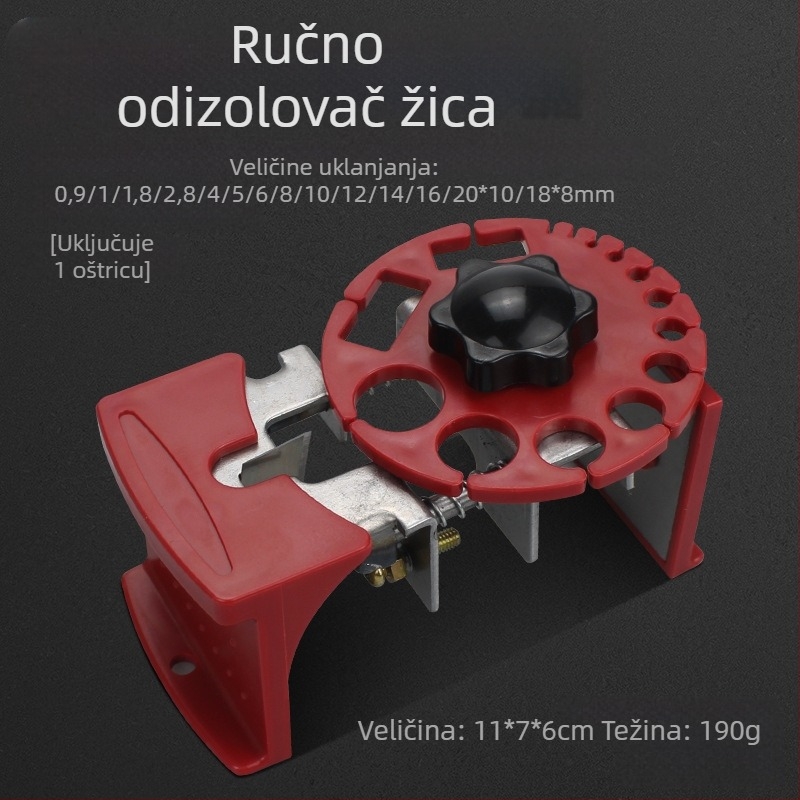 Višenamjenski alat za uklanjanje izolacije i rezanje žica – za koaksijalne, mrežne, video i telefonske kablove