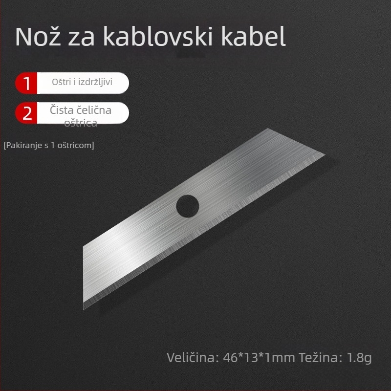 Višenamjenski alat za uklanjanje izolacije i rezanje žica – za koaksijalne, mrežne, video i telefonske kablove