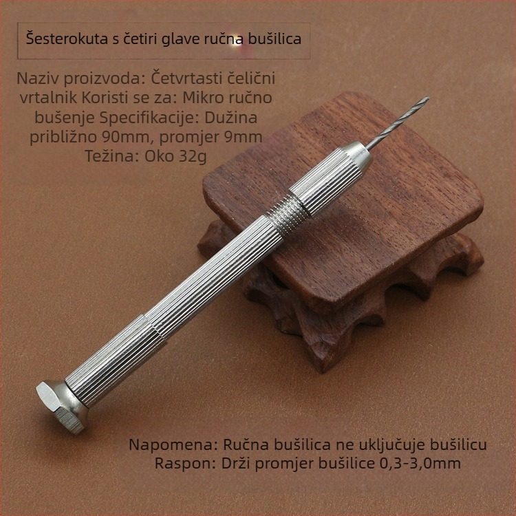 Precizan ručni vrtni alat za bušenje, ručni alat za bušenje, 0,05 kg, kućna upotreba