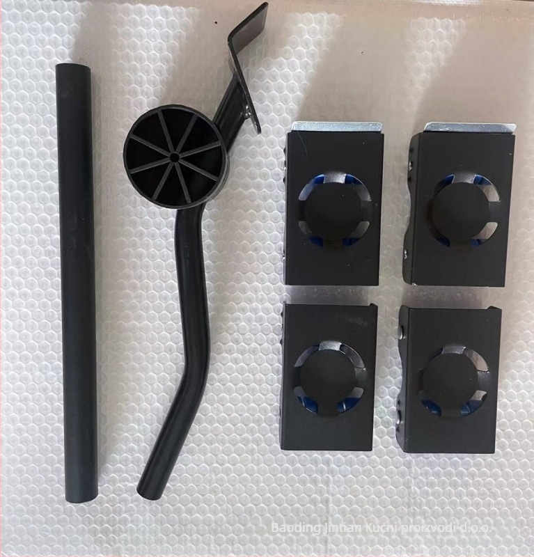 Pokretna namještaj kolica od nehrđajućeg čelika za dnevni boravak, kuhinju i kupaonu — visoka nosivost, bez montaže