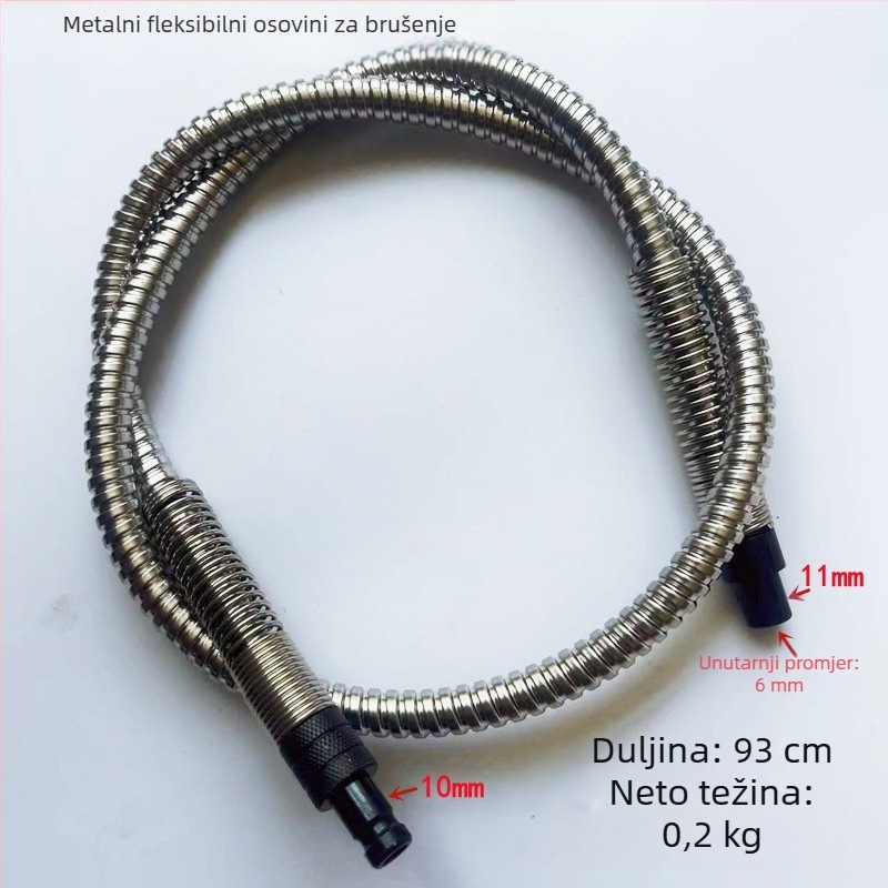 Električna bušilica s fleksibilnim osovinama, visoka preciznost graviranja 0-4 mm / 0-6.5 mm, čišćenje spojeva keramičkih pločica