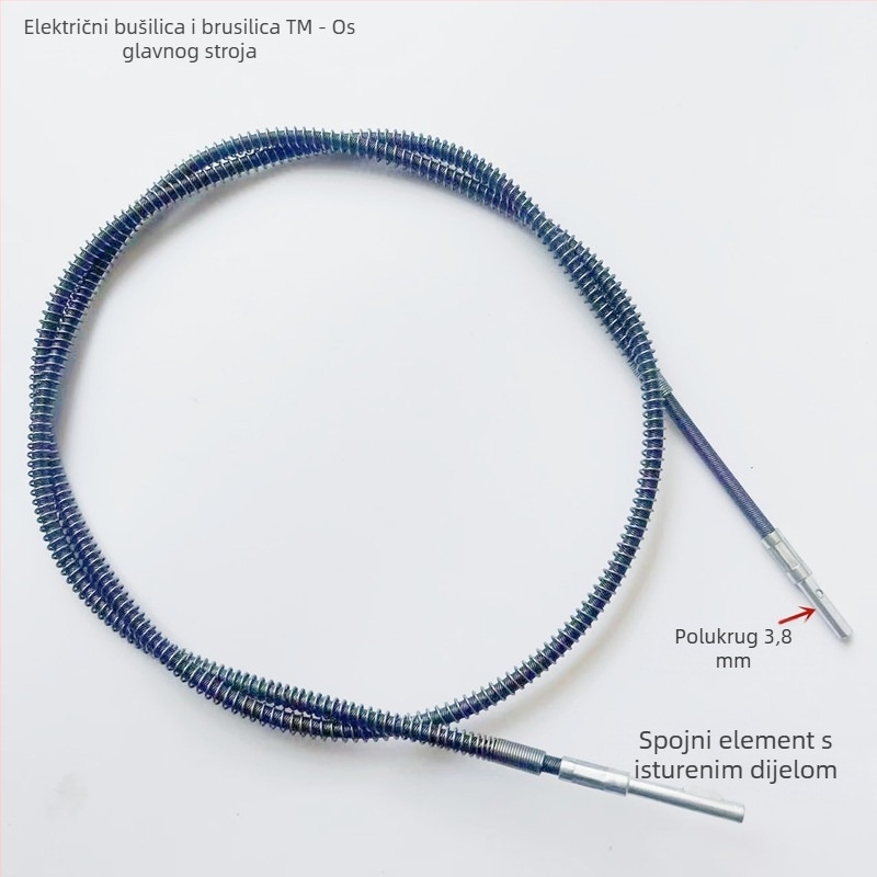 Električna bušilica s fleksibilnim osovinama, visoka preciznost graviranja 0-4 mm / 0-6.5 mm, čišćenje spojeva keramičkih pločica