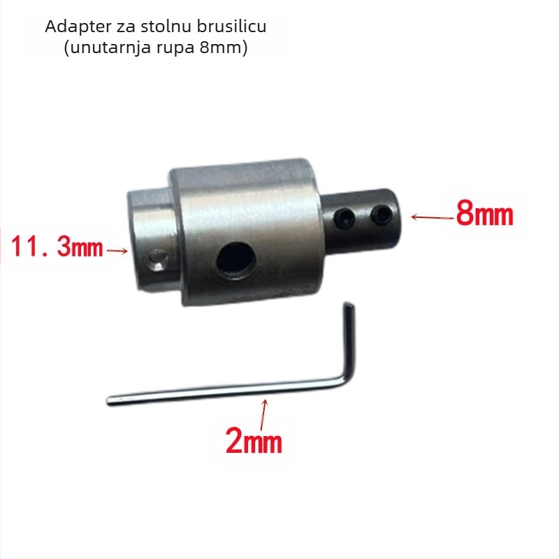 Električna bušilica s fleksibilnim osovinama, visoka preciznost graviranja 0-4 mm / 0-6.5 mm, čišćenje spojeva keramičkih pločica