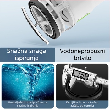 Set ventila za WC: ulazni ventil, ispušni ventil, univerzalna kompatibilnost, plovak spremnika