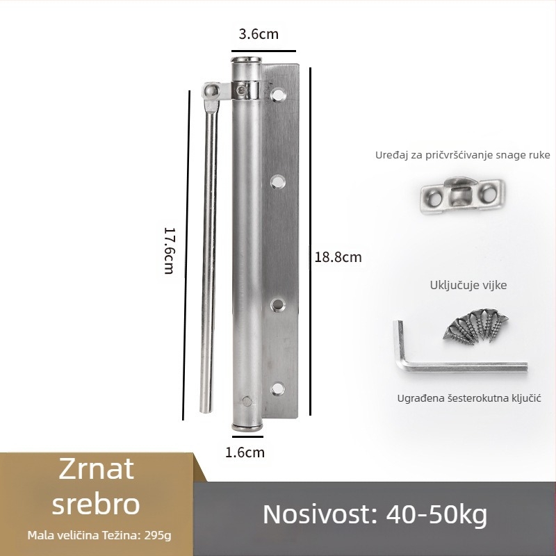 Nerđajući čelični jednostavan zatvarač vrata — moderan minimalistički dizajn, prilagodljiv, marka Wuxin haopin