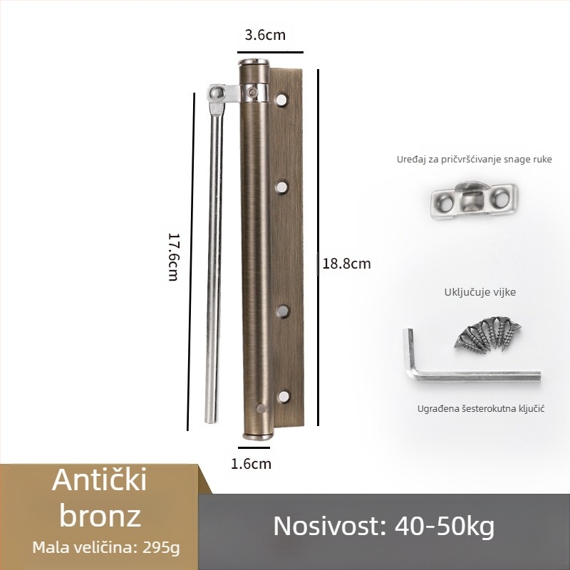 Nerđajući čelični jednostavan zatvarač vrata — moderan minimalistički dizajn, prilagodljiv, marka Wuxin haopin