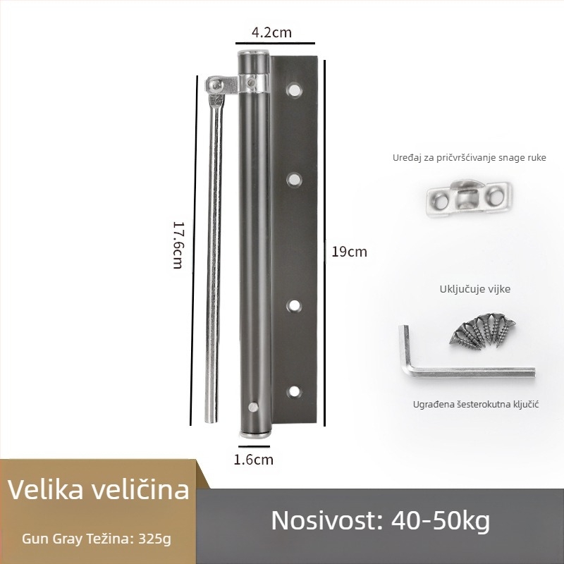 Nerđajući čelični jednostavan zatvarač vrata — moderan minimalistički dizajn, prilagodljiv, marka Wuxin haopin