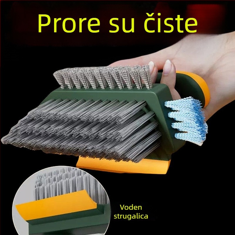 Višenamjenska četka za fuge i podove – za kupaonicu i kuhinju, vlaknast alat za čišćenje