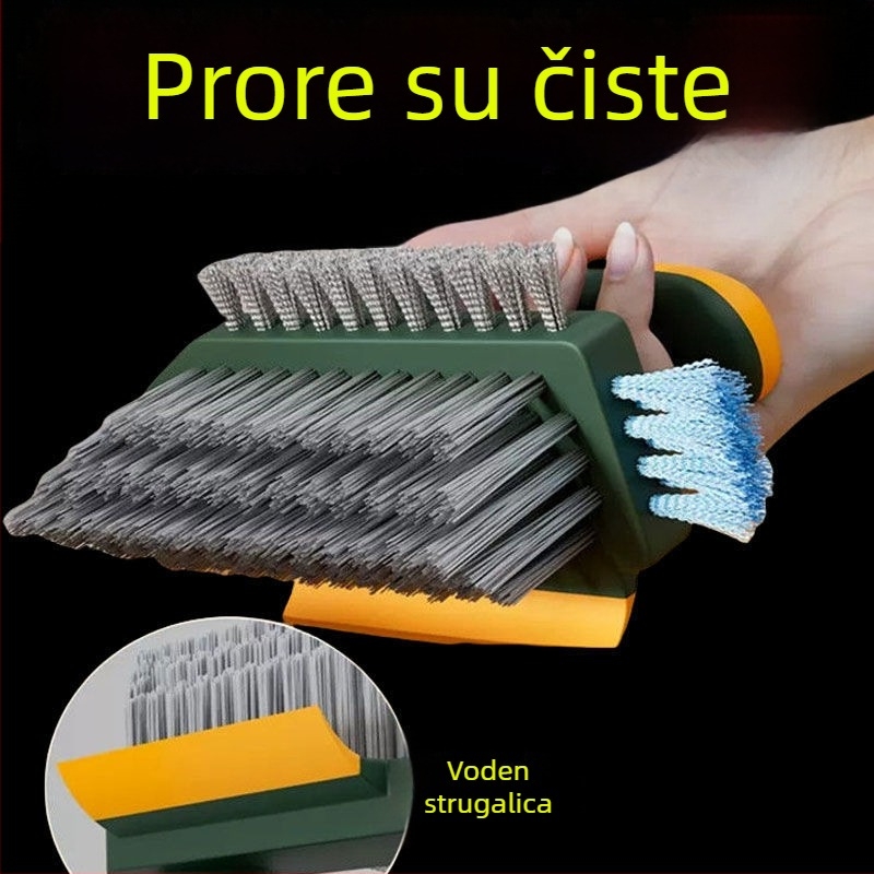 Višenamjenska četka za fuge i podove – za kupaonicu i kuhinju, vlaknast alat za čišćenje