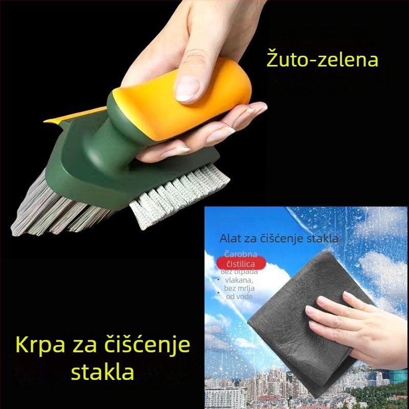 Višenamjenska četka za fuge i podove – za kupaonicu i kuhinju, vlaknast alat za čišćenje