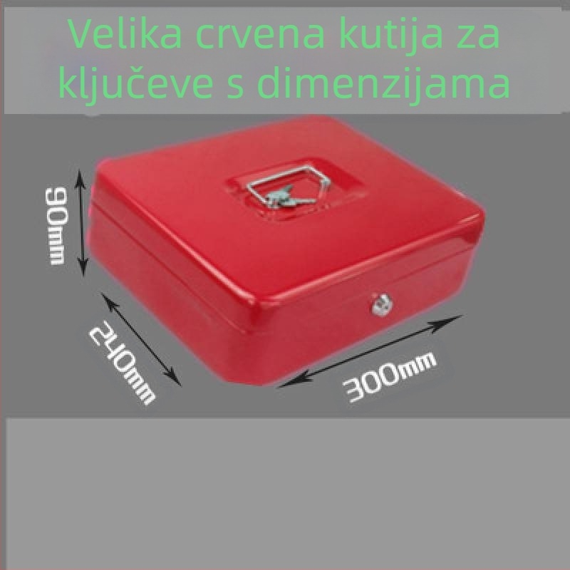 Zaključana kutija za skladištenje s dvostrukim kombinacijskim zámkom, prijenosna kutija od hladno valjanog čelika