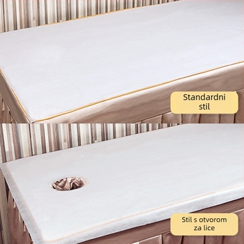 100 jednokratnih plahni za krevet od netkanog materijala, ojačane, za beauty salone, masažu i hotele