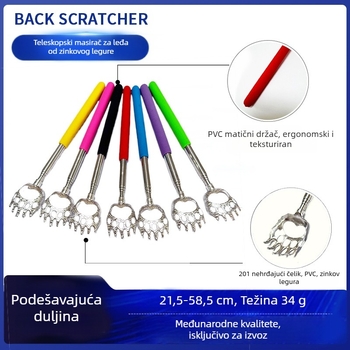 Proširivač za leđa od nehrđajućeg čelika s dizajnom medvje šape