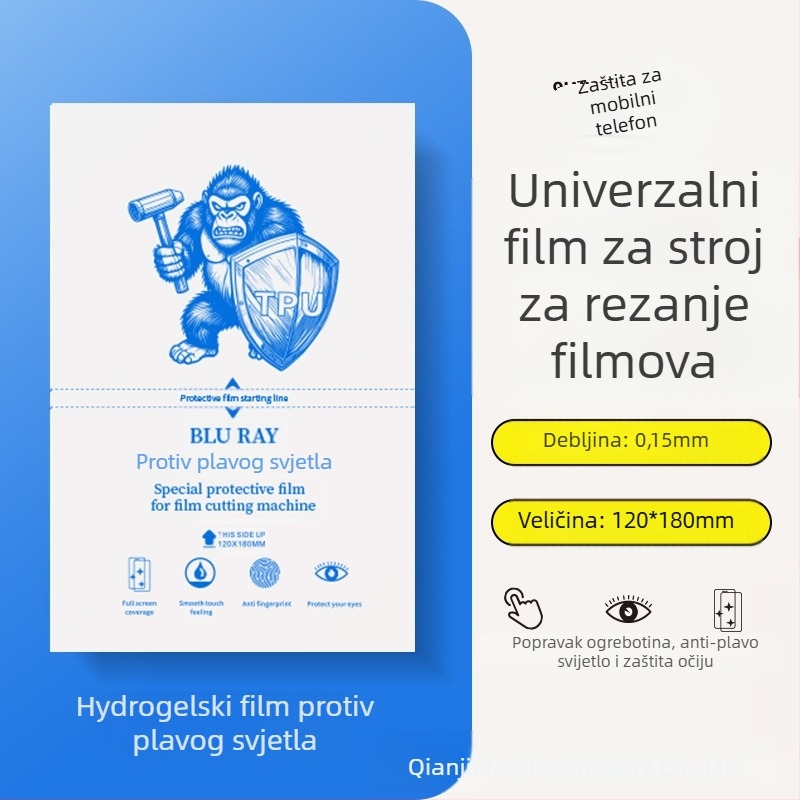 Zaštita zaslona telefona PET, prednji film, HD jas