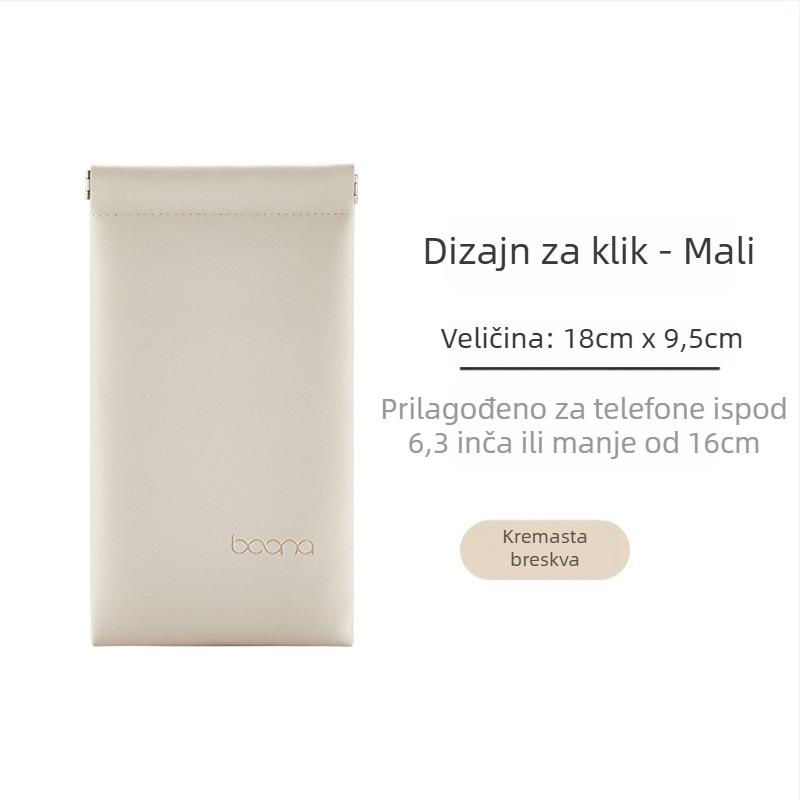 Zaštitna torbica za mobitel s reljefnim PU materijalom, automatsko zatvaranje šnalom, nosivost 2 kg, model G005, pakiranje za 3C elektroniku