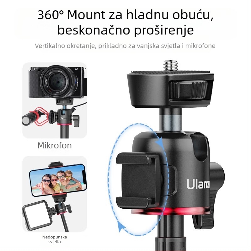 MT Series stativ za mobitel i kameru, univerzalna kompatibilnost