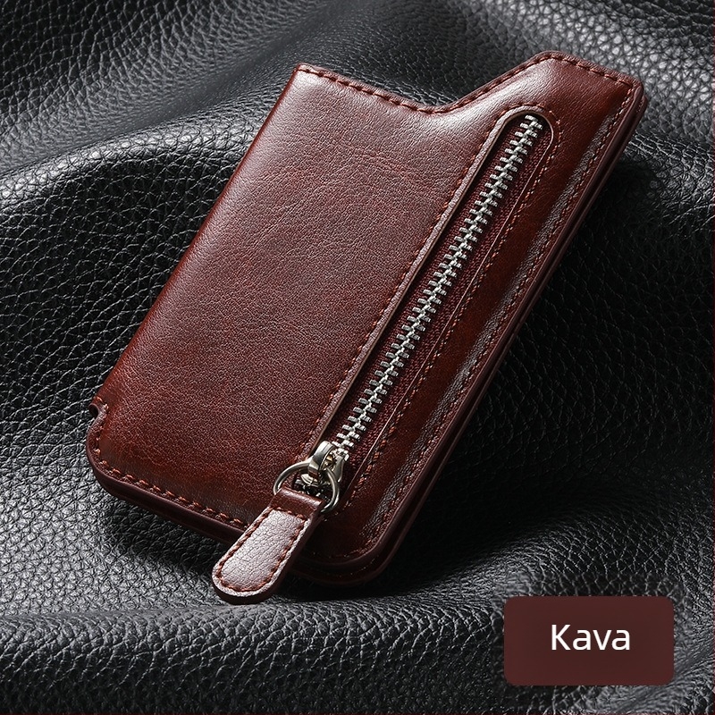 Višefunkcionalni držač kartica od PU kože s magnetskim držačem za auto i džepom za novčiće