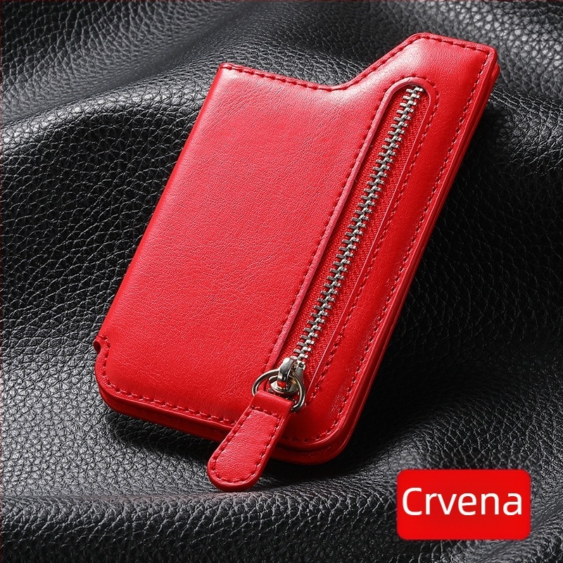 Višefunkcionalni držač kartica od PU kože s magnetskim držačem za auto i džepom za novčiće