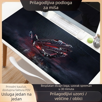 Dvostruka crtani mišja podloga, gumena protuklizna radna podloga, model F-A9, OEM i prilagođene slike