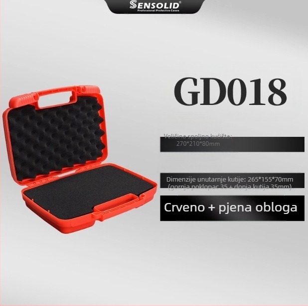 Plastična kutija za alate – prenosna, višenamjenska kutija za pohranu alata, nosivost 5 kg