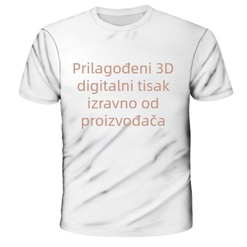 Ženska majica s V izrezom, otisak polomljenih cvjetova, kratki rukav, 95% poliester, proljeće 2025