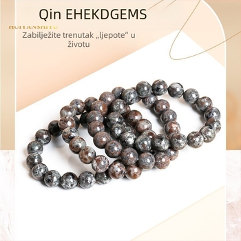 Muška narukvica od kamena – ručno izrađena, geometrijski dizajn, poklon za zaposlenike