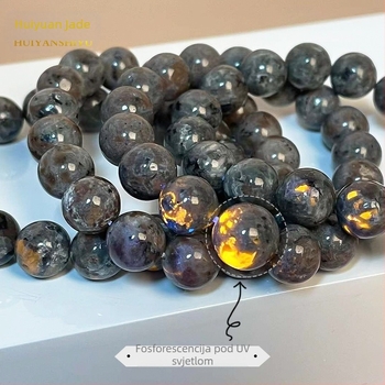 Muška narukvica od kamena – ručno izrađena, geometrijski dizajn, poklon za zaposlenike