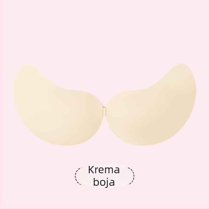Silikonska pločica za prsa za bikini top – tanka, protiv opuštanja, push-up efekt, nevidljiva ispod odjeće, jednobojna