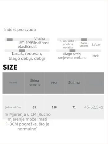 Bez rukava vesta s okruglim izrezom, trokutasta izšivka, opušten casual stil, pamuk-poliester mješavina, srednja duljina
