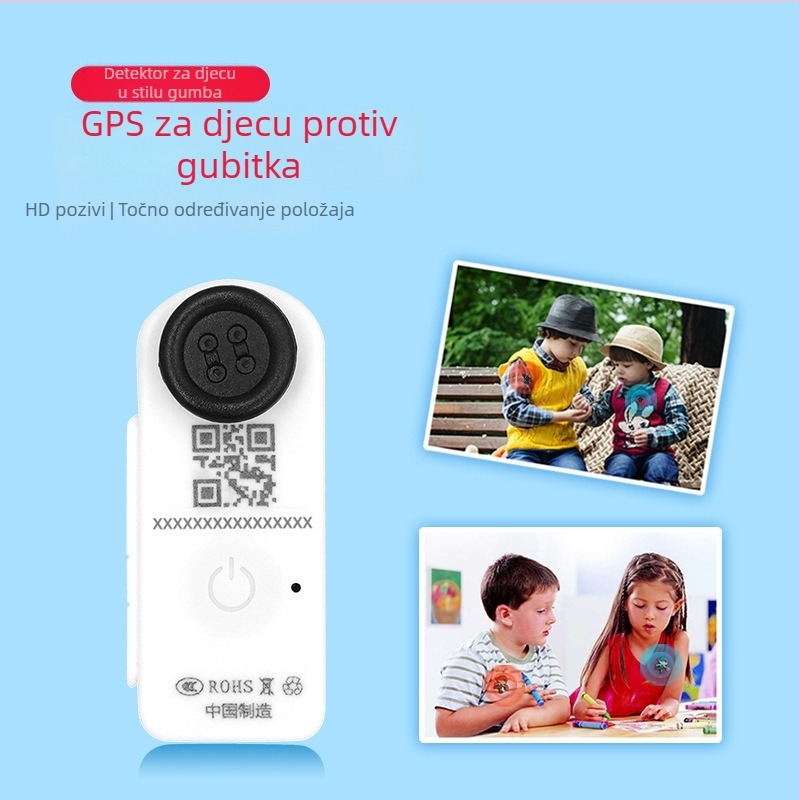 BeiDou GPS lokator za starije i djecu s vibracijskim alarmom, alarmom nestanka napajanja i SOS; preciznost 0–30 m; polimer baterija; trajanje 4320 h; vodootporan