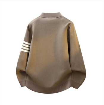 Kardigan s otvorenim prednjim dijelom, ležeran kroj, dugi rukavi, džakardna pletenina, akrilna smjesa 42%