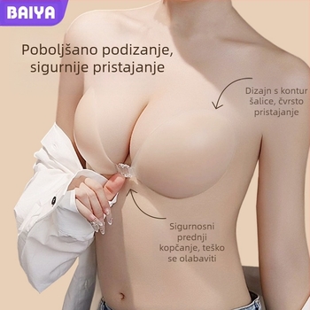 Silikonske navlake za bradavice - Push Up, Bezšivne, Nevidljive, Zdebljenje, Kružnog oblika