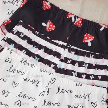 Ženski set za spavanje s naramenicama - 90-95% poliester, prozračan, bezšivan, udoban, sladak i simpatičan stil