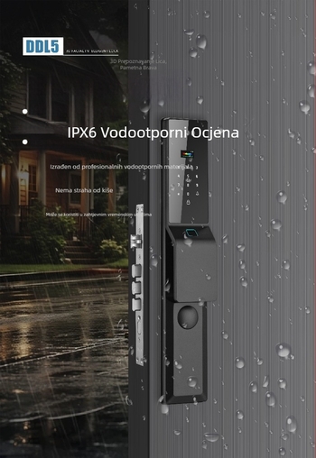 Yue Ling pametni brava s 3D prepoznavanjem lica, venom dlana i otiskom prsta, model L5 (DM-21F), mogućnost prilagodbe