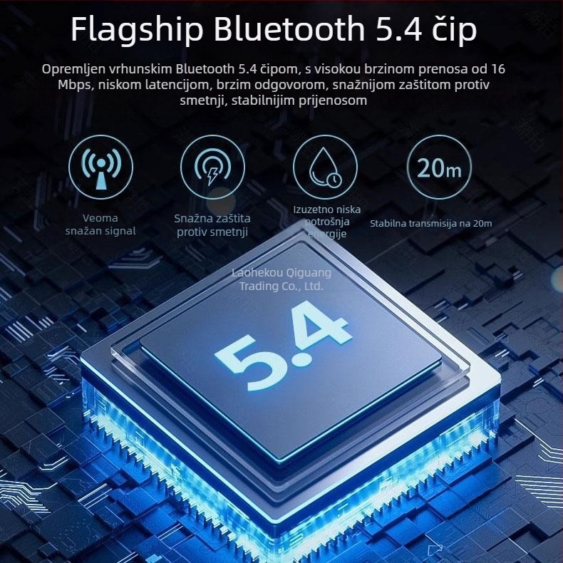 Bluetooth USB adapter za slušalice, miš i zvuk — bez upravljačkog programa; Bluetooth 5.0/5.1/5.3; do 20 m domet; Huawei čip