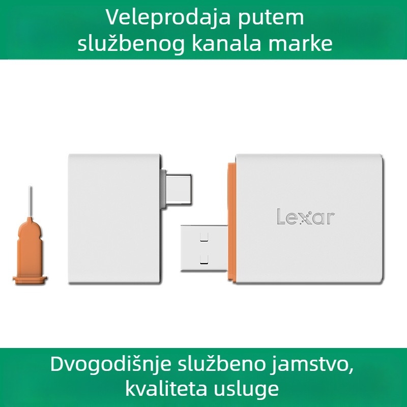 NM čitač kartica, USB 3.1 Type-C, Podrška TF kartica, Dva u jedan, Plug and Play