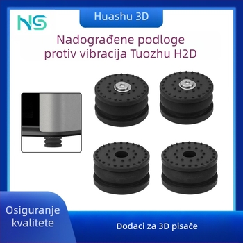 H2D nadograđene podloške za noge 3D printera, apsorpcija vibracija, apsorpcija energije, smanjenje podrhtavanja, tihe, protuklizne