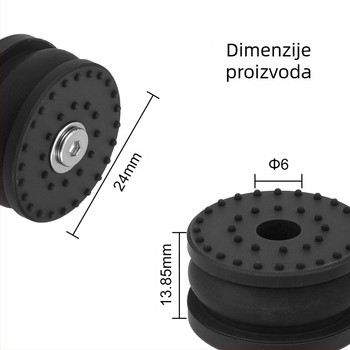 H2D nadograđene podloške za noge 3D printera, apsorpcija vibracija, apsorpcija energije, smanjenje podrhtavanja, tihe, protuklizne