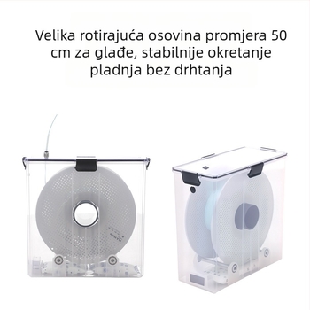 Kutija za sušenje filamenta za 3D pisač – PLA 1 kg i PETG, zatvoreno skladištenje otporno na prašinu i vlagu