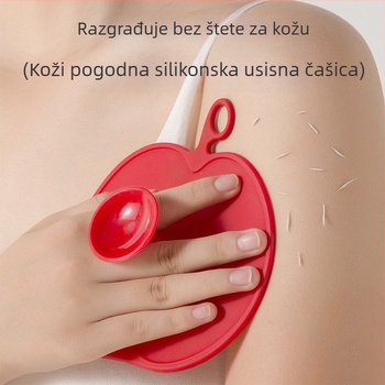 Četka za tuširanje s usisnim držačem - crtić dizajn, lako trljanje, plastika, model LW03320