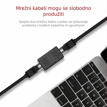 RJ45 Straight-Through konektor XC-800, RJ45 sučelje, model XC-800, pušten u promet 2024, pojedinačno pakirano