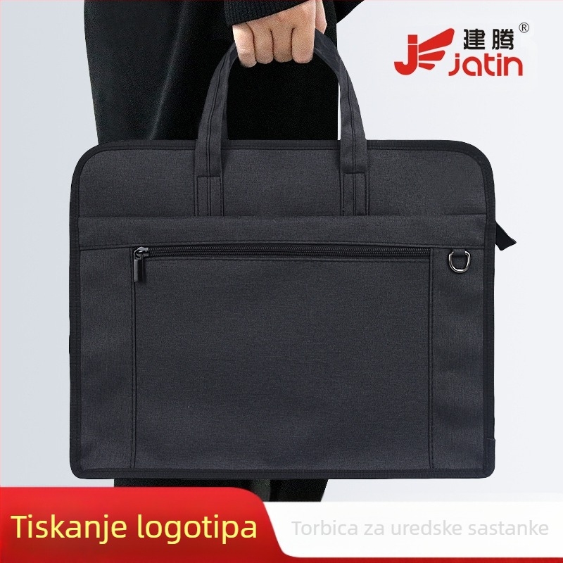 Jianteng Torba za dokumente od platna velike kapacitete s ručkom