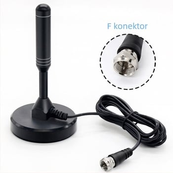 chauwei Pasivna digitalna TV antena s usisnom čašom za kuću i automobil, HDTV DTMB DVB-T ISDB, F-type muški konektor