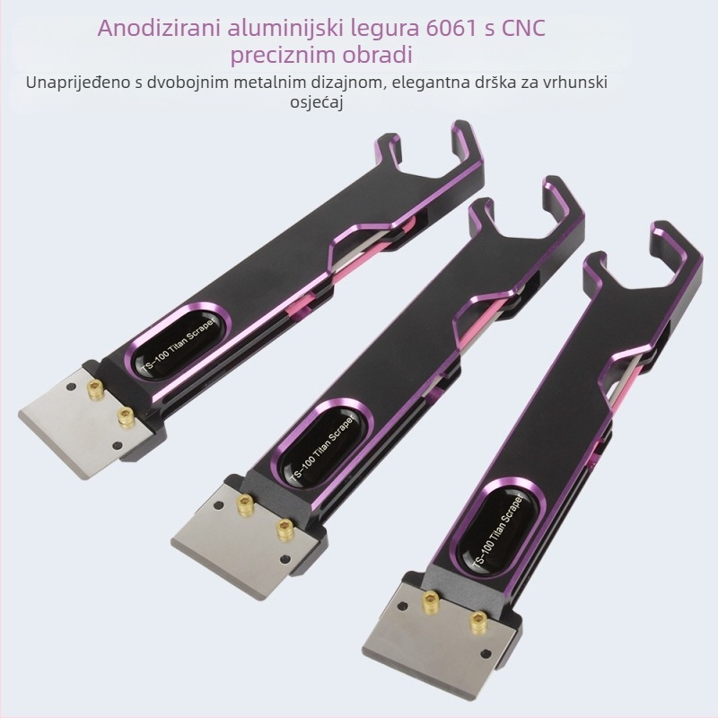 Metalni škrabac za platformu 3D printera s PEI pločom, lopatica za čišćenje i šesterokutni ključ (SN346)